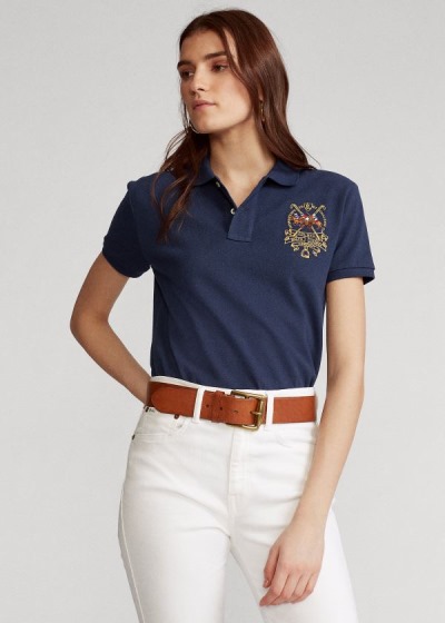 Women's Polo Ralph Lauren Classic Fit Polo Shirts | 637514OFZ